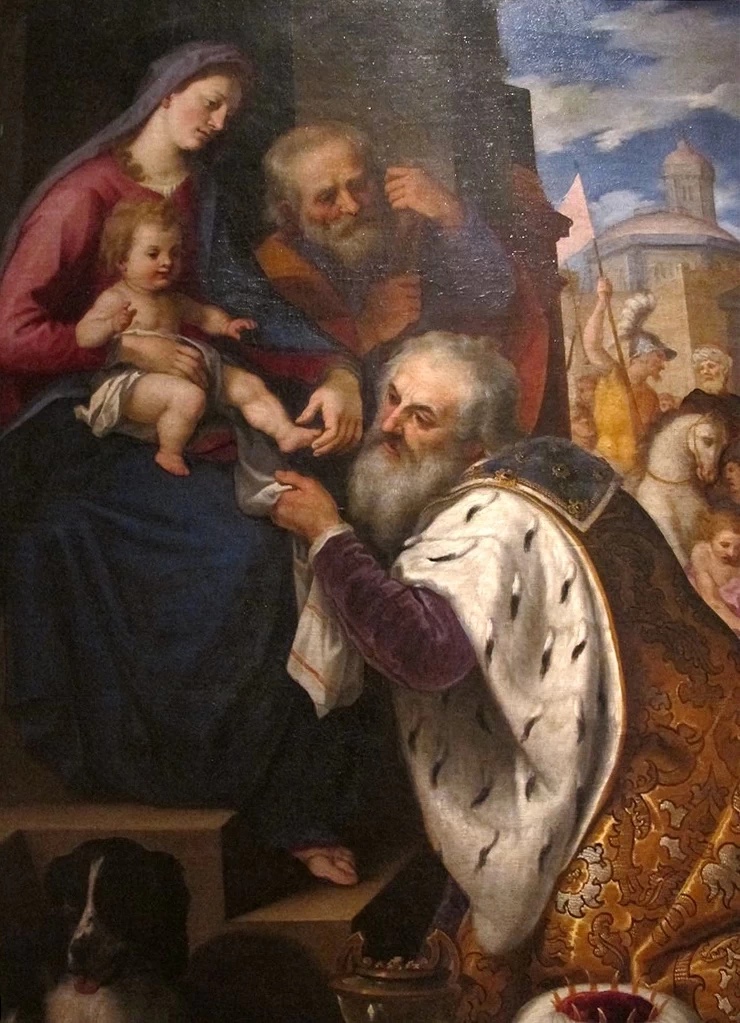 Adorazione dei Re Magi - Museo Nazionale di Palazzo Mansi, Lucca, dettaglio 1